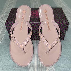 Tory Burch Sedona Rose Studded Jelly Sandals